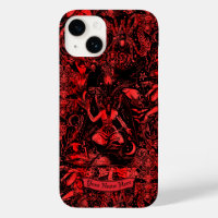 Goth Baphomet Red Devil Satanic Grunge Gothique