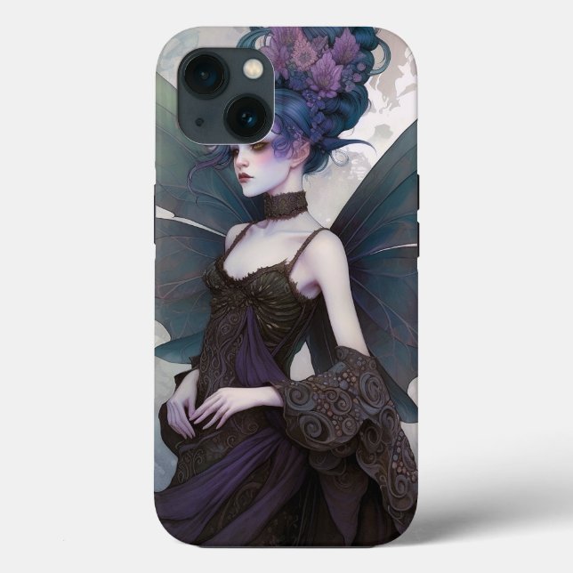 Coques Case-Mate iPhone Goth Dark Fairy Girl Imaginaire Art (Verso)
