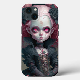 Case-Mate iPhone Case Goth Girl Rose Noir Déplaisant mignon