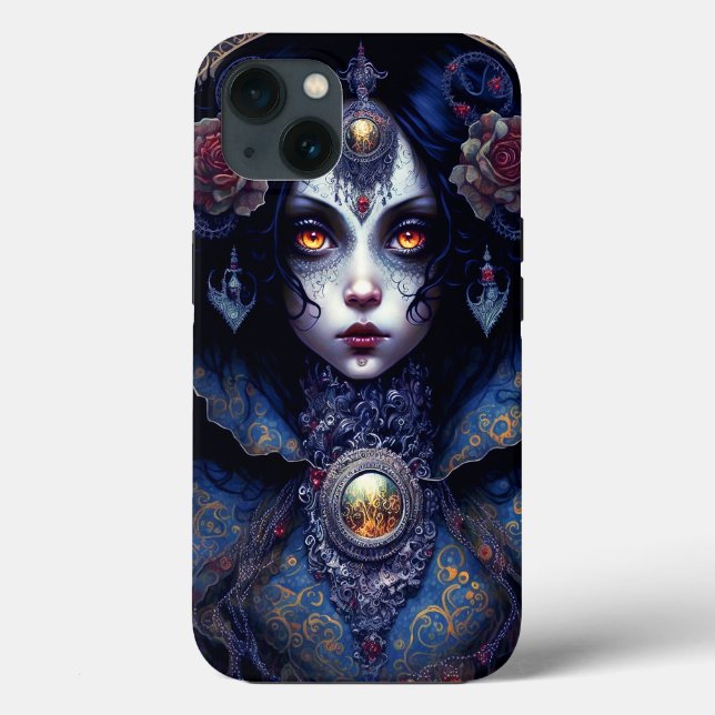 Coques Case-Mate iPhone Goth Lady Imaginaire gothique Art (Verso)