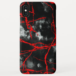 Case-Mate iPhone Case Goth nocturne d'horreur - Noir et Blanc, Rouge