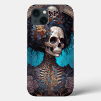 Goth Skeleton Skull Woman Gothique