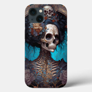 Case-Mate iPhone Case Goth Skeleton Skull Woman Gothique