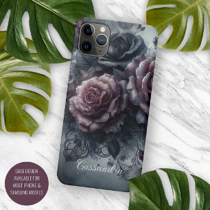 Case-Mate iPhone Case Gothique Chic Rose Florale Victorienne Personnalis