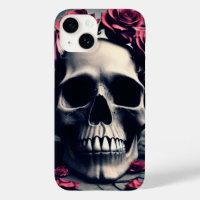 Gothique floral crâne et Rose