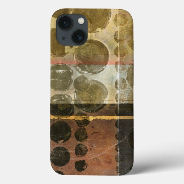 Coques Case-Mate iPhone Gouttelettes vertes circulaires (Verso)