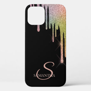 Case-Mate iPhone Case Gouttes de paillettes arc-en-ciel élégantes