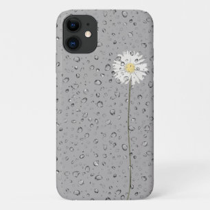 Case-Mate iPhone Case gouttes de pluie sur marguerite blanche