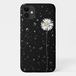 Case-Mate iPhone Case gouttes de pluie sur marguerite blanche