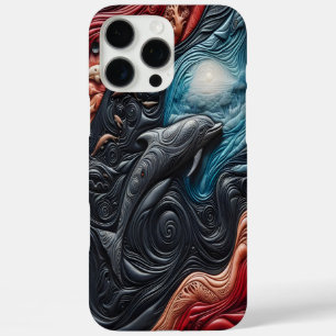 Coques iPhone 16 Pro Max Grâce au dauphin dans la vibrance