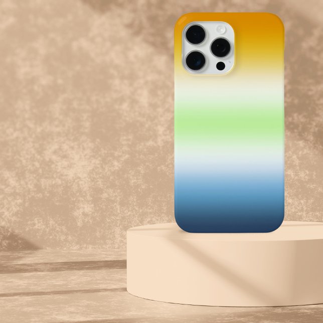 Coques Case-Mate iPhone Gradient AroAce Agender Pride (Créateur téléchargé)