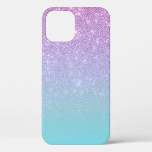 Case-Mate iPhone Case Gradient Ombre de Parties scintillant bleu violet