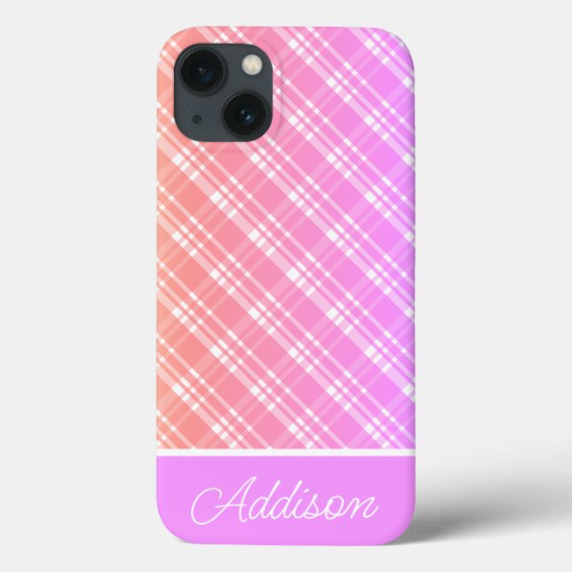 Coques Case-Mate iPhone Gradient Orange Et Violet (Verso)