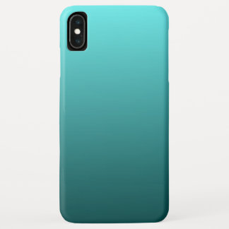 Coque Pour iPhone XS Max Gradient Turquoise Aqua