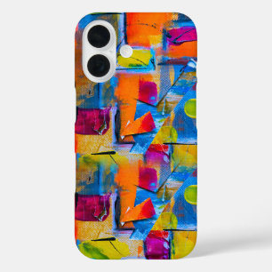 Coque Pour iPhone 16 Graffiti coloré,