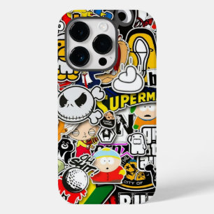 Coque Pour iPhone 14 Pro Graffiti de dessin animé