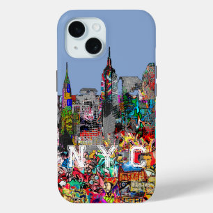 Coque Pour iPhone 15 Graffiti de NYC