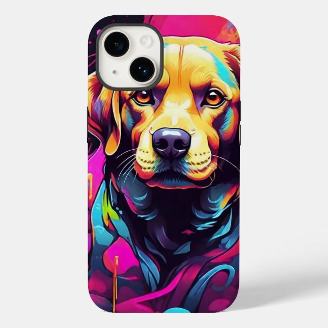 Coques Case-Mate iPhone Graffiti Labrador Retrivers (Verso)