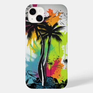 Coque Pour iPhone 14 Plus Graffiti Palm Tree