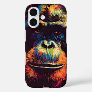 Coque Pour iPhone 16 Graffiti sauvage Gorille de la jungle urbaine