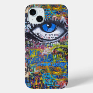 Coque iPhone 15 Mini Graffiti urbain