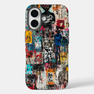 Coque Pour iPhone 16 Grafitti Urban Street Art Téléphone Case