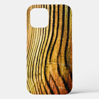 Case-Mate iPhone Case Grain de bois de Grunge orange