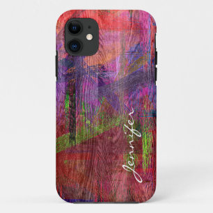 Coque Case-Mate Pour iPhone Grain en bois coloré #2