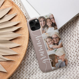 Case-Mate iPhone Case Grammy Script Grandma Photo Collage