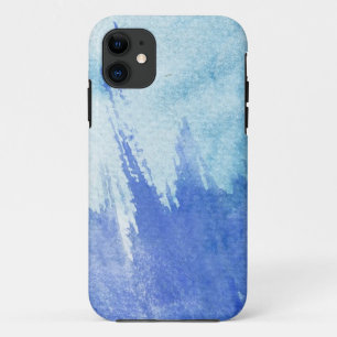 Coque iPhone 11 grand arrière - plan d'aquarelle - peintures 4