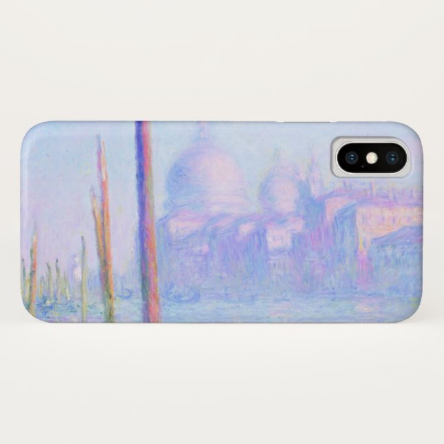 Coques Case-Mate iPhone Grand Canal à Venise (par Claude Monet) (Dos (Horizontal))