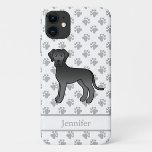 Case-Mate iPhone Case Grand Danois noir Chien de dessin animé mignon & n