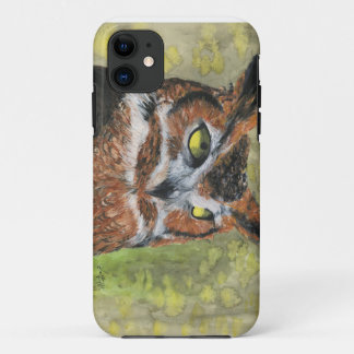 Coque iPhone 11 Grand-duc de la Corne