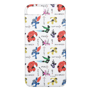 Coque iPhone 8/7 Grand héros 6 Motif de combat