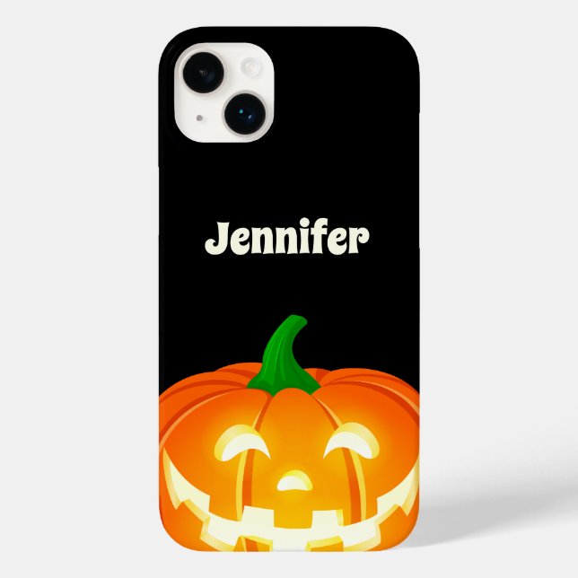 Coques Case-Mate iPhone Grand Jack-O-Lantern personnalisé (Verso)