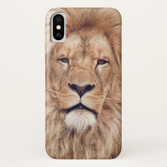 Coques Case-Mate iPhone Grand Lion Chat Roi d'Afrique (Dos)