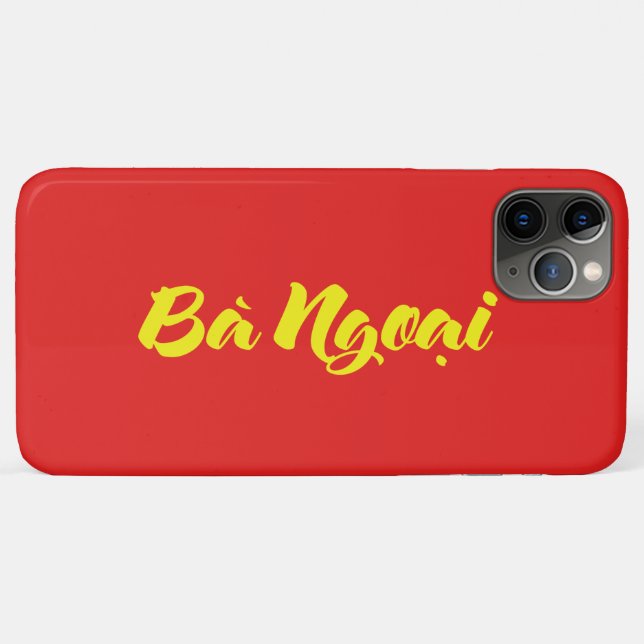 Coques Case-Mate iPhone Grand-mère vietnamienne (maternelle) - Bà Ngotchi (Dos (Horizontal))