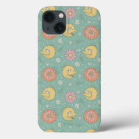 Grand Oiseau | Motif Floral Bonnes Vibrations