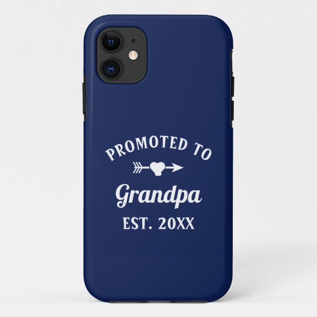 Coques Case-Mate iPhone Grand-Père Abuelo Gramps Papa Promu À Grand-Père (Dos)
