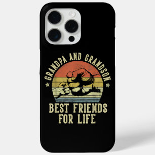 Coque iPhone 15 Pro Max Grand-père et grand-fils Meilleurs amis pour la vi