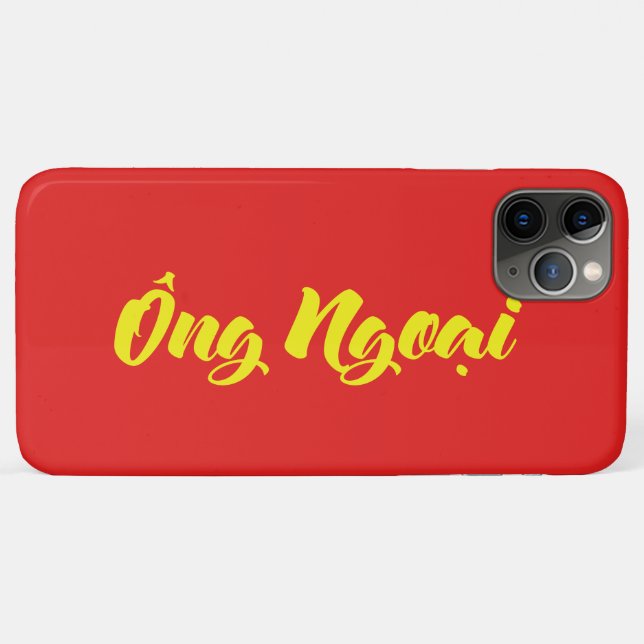 Coques Case-Mate iPhone Grand-père vietnamien (maternel) - Ông Ngobao (Dos (Horizontal))