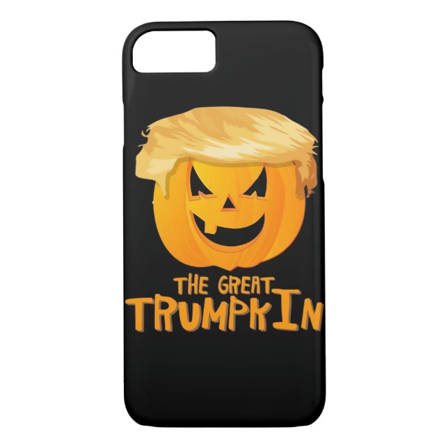 Coques Case-Mate iPhone Grand Trumpkin drôle Halloween (Dos)