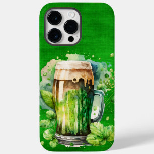 COQUE POUR POUR iPhone 14 PRO MAX GRANDE BIÈRE VERTE IRLANDAISE EN COULEUR D'EAU
