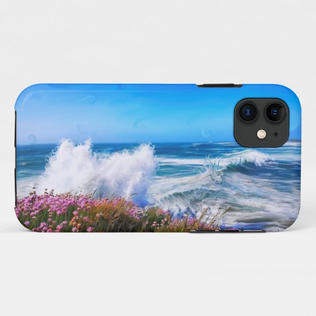 Coques Case-Mate iPhone Grande course vers Fistral Beach, Newquay (Dos (Horizontal))