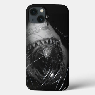 iPhone 13 Case Grande couverture de téléphone d'attaque de requin