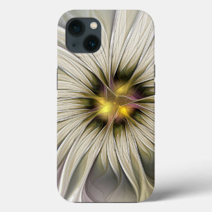 Case-Mate iPhone Case Grande Fleur d'ivoire, Abstrait Art Fractal Modern