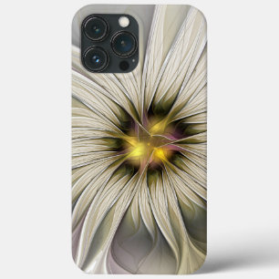 Case-Mate iPhone Case Grande Fleur d'ivoire, Abstrait Art Fractal Modern