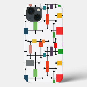 Case-Mate iPhone Case Grande grille moderne du milieu du siècle