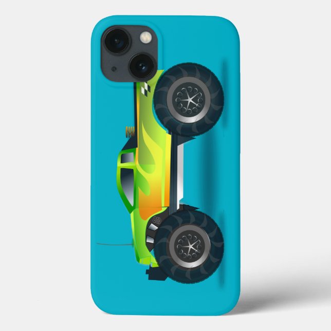 Coques Case-Mate iPhone Grande Monster Truck Speedway-amoureux de la conce (Verso)