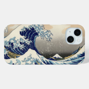 Coque Pour iPhone 15 Grande vague au large de Kanagawa et Mont Fuji Mer